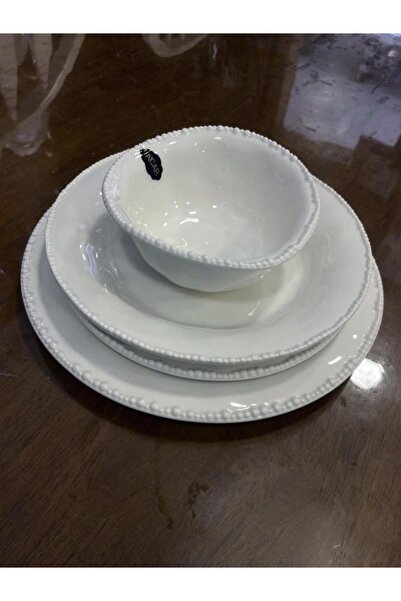 ACAR MILANO 6 KİŞİLİK 24 PARÇA YEMEK TAKIMI