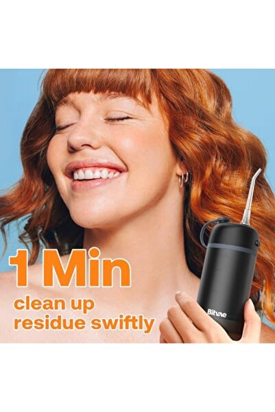 Bitvae P1 Water Dental Flosser, Cordless Mini Water Cleaner Picks with Telescopic Water from
