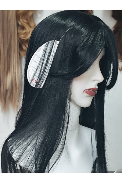 Melis Yeni model uzun perçemli siyah tepelik