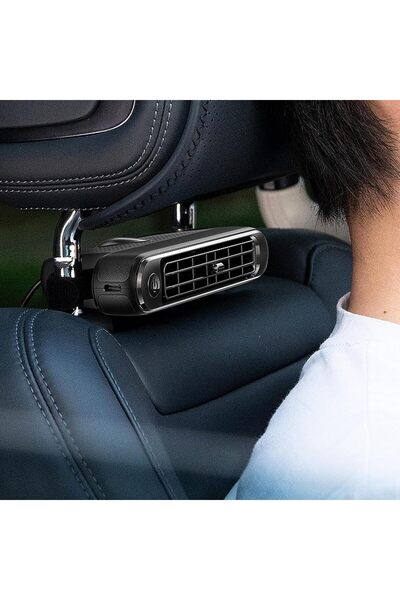 Generic Car Seat Cooling Fan CF04 – USB Powered Twin Turbo Fan for Front & Rear Seats for Cars
