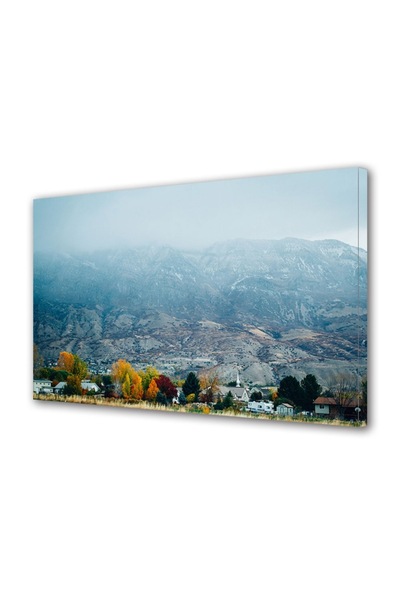 OEM Tablou decorativ, de perete, cu rama din lemn, 33cm x 24cm,cu flori2215