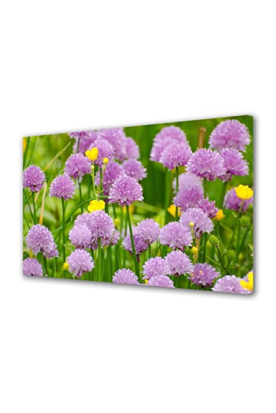 OEM Tablou decorativ, de perete, cu rama din lemn, 33cm x 24cm,cu flori1562