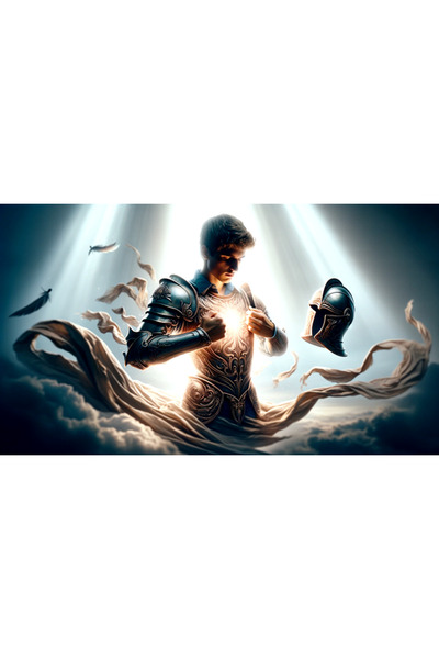 OEM Διακοσμητική επιτοίχια ζωγραφική με ξύλινο πλαίσιο, 33cm x 24cm, εικόνα 1700