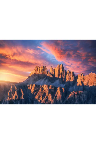 OEM Tablou decorativ, de perete, cu rama din lemn, 33cm x 24cm, cu flori2230