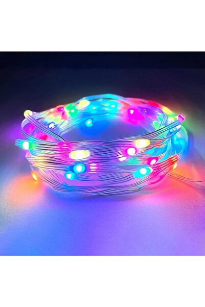 YOTO Șir luminos liniar de Crăciun, 100 micro LED-uri, 10 m, 220V, 8 moduri, multicolor