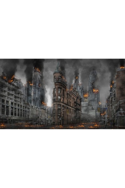 OEM Διακοσμητική επιτοίχια ζωγραφική με ξύλινο πλαίσιο, 33εκ. x 24εκ., εικόνα...