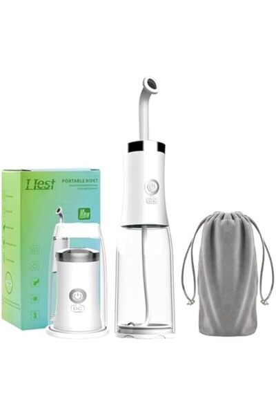 Generic Travel Friendly Portable Electric Bidet Sprayer Handheld Toilet Shattaf for Elderly or Camping