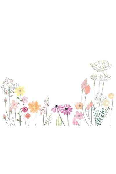 OEM Διακοσμητική επιτοίχια ζωγραφική με ξύλινο πλαίσιο, 33cm x 24cm, με λουλο...