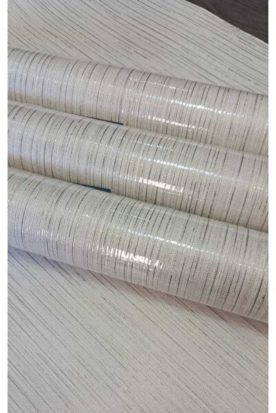 Oskar gümüş detaylı açık renk duvar kağıdı