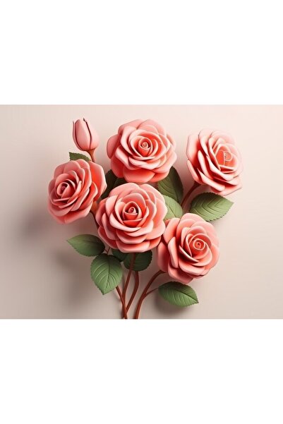 OEM Διακοσμητική επιτοίχια ζωγραφική με ξύλινο πλαίσιο, 33cm x 24cm, εικόνα 2549