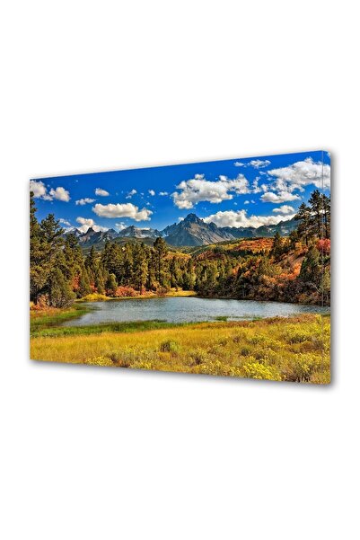 OEM Декоративна стенна картина с дървена рамка, 33 см х 24 см, с цветя 1957 г.