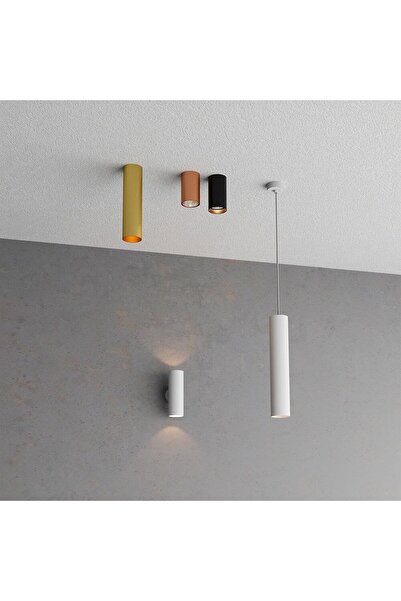 SMARTER Smarter wall lamp, made of aluminum, 2 sources with GU10 socket, power 35W, modern design, black...