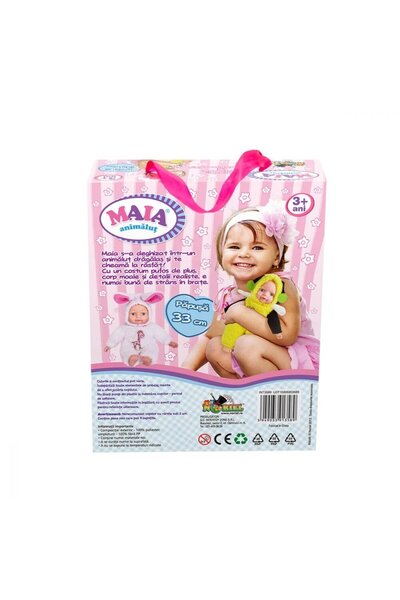 Noriel Maia bunny doll Noriel, 33 cm, White