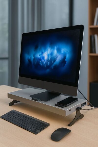 Doori Qvone laptop soğutucu notebook soğutucu ekran yükseltici usb ve kablolu...