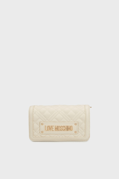 Love Moschino Logo Wallet with Detachable Chain Strap Portfolio Wallet Jc5681Pp1Nla0110
