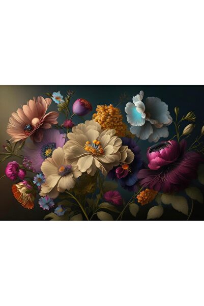 OEM Διακοσμητική επιτοίχια ζωγραφική με ξύλινο πλαίσιο, 33cm x 24cm, εικόνα 2434