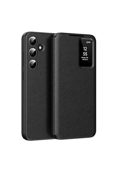 Stef's Cat Husa pentru Samsung Galaxy A55 5G, P42, Piele ecologica, Black