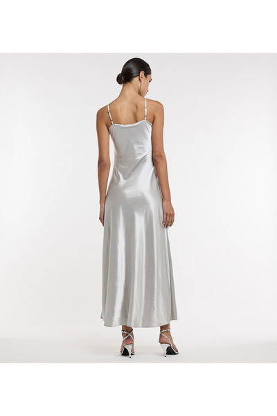BCBG SILVER-WOMEN-WOVEN DRESS