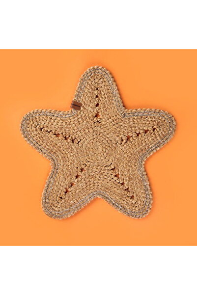 Evidea Soft Yıldız Supla - Bej - 35x42 cm