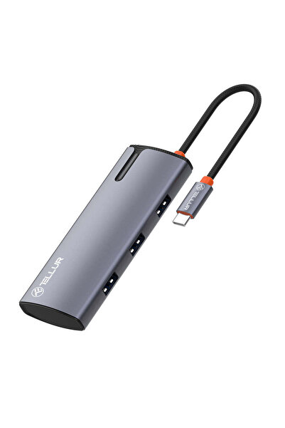 TELLUR Hub USB, Gri