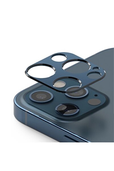 OEM Προστατευτικό κάμερας για iPhone 12 Pro Max, σκληρυμένο γυαλί 9H, μπλε-δι...