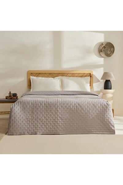 Karaca Breezy Bettüberwurf Grau 230x240 cm