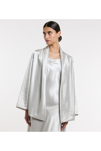 BCBG SILVER-WOMEN-WOVEN DRESS