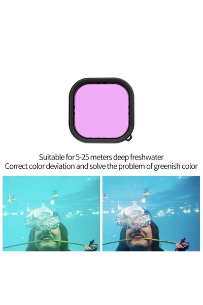 OEM GoPro Hero 9 - Set of 3 Color Filter Lenses, Waterproof