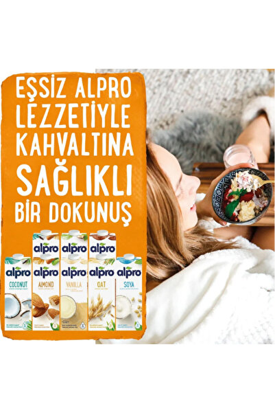 Alpro Barista Yulaf Sütü 1 lt x 4 Adet