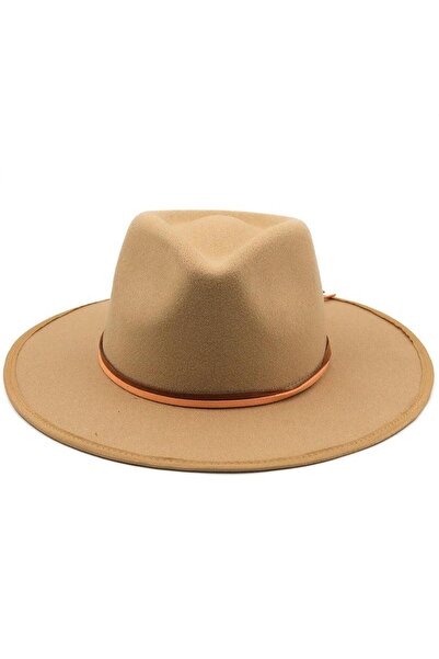Pursehuit Women's hat, beige, with wide brim, Orsa