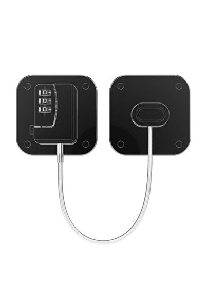 Choice5 أسود-02 قطعة واحدة أو قطعتين قفل أمان للأطفال للثلاجة مع مفاتيح أو قف...