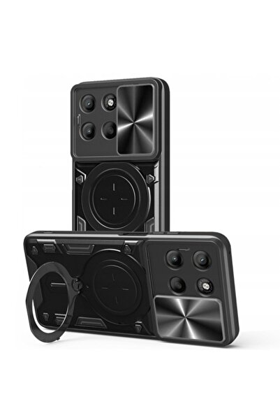 Stef's Cat Husă pentru Motorola Moto G86, CamGuard Pro, J37, Policarbonat, Negru