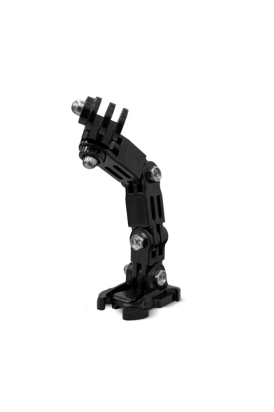 OEM 18-in-1 Helmet Mount Support Set for GoPro, including Mount and Accessories, Black