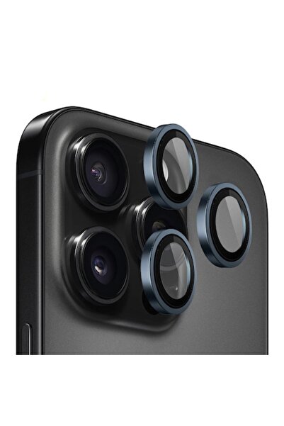 Stef's Cat Folie pentru iPhone 15 Pro Max, Original Metal Frame Lens Protecto...