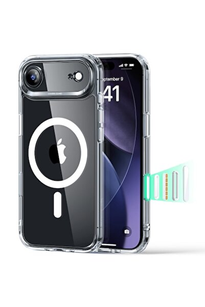 Stef's Cat Husă pentru iPhone 17 Air, Classic Hybrid HaloLock, Poliuretan, Tr...