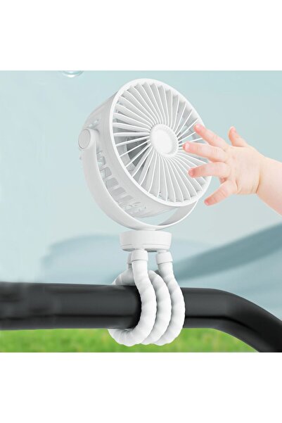 Danex Stroller Fan, 4000mAh, B26, Silicon Flex, Deep Dark