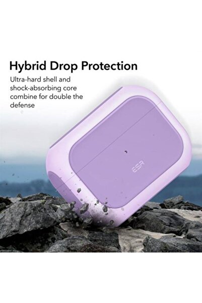 Bibilel Set case for Apple AirPods Pro, Compatible MagSafe, Minimalist Design, Bibilel, Purple