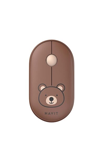Danex Mouse optic 2.4GHz, 1600 DPI, ABS, PC- Light Brown