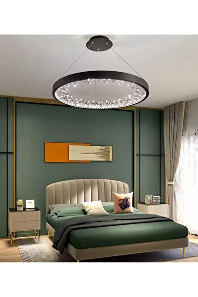 KARAZ ثريا مودرن لون اسود قطر 80 سم