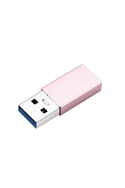 OEM USB-C Female to USB-A Male Adapter - Pink