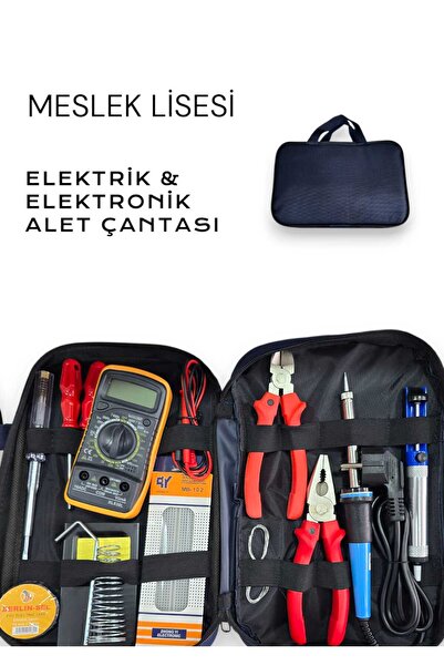 online shopping dsg store Meslek Lisesi Elektrik & Elektronik Alet Çantası 12 Parça