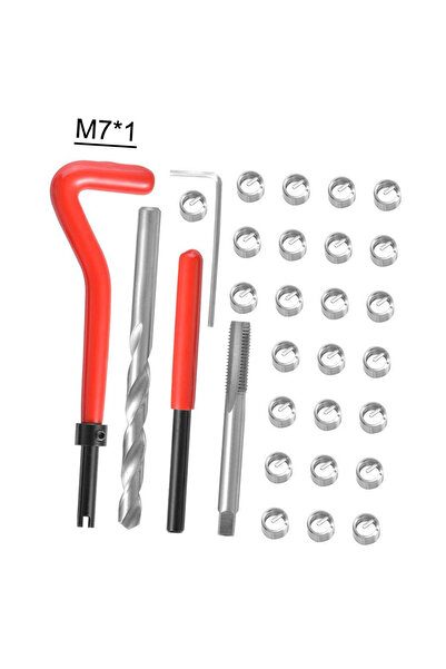 Choice4 M7X1 30PCS 30Pcs Metric Thread Repair Insert Kit M3 M4 M7 M9 M11 Heli...