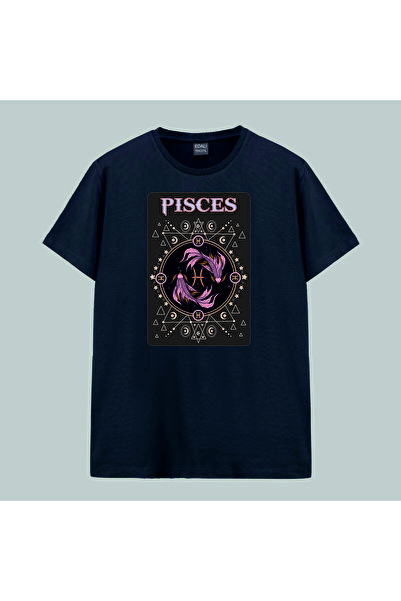 Butik تيشيرت مطبوع عليه برج السمكة الرقمي