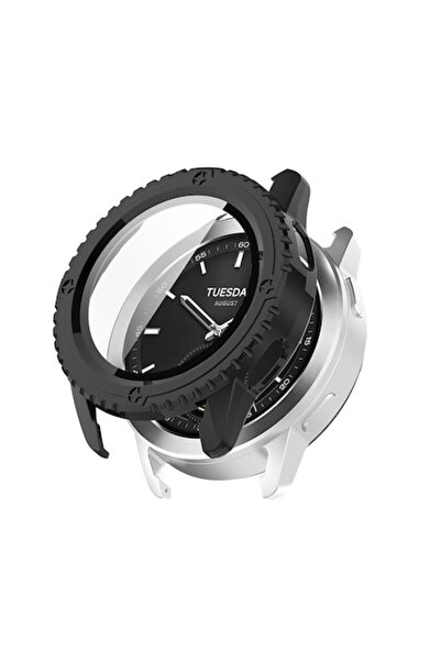 Danex Protective Case for Xiaomi Watch S3 + Screen Protector, T38, Lexgard, Deep Dark