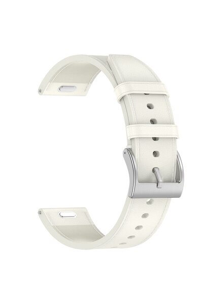 Stef's Cat Curea pentru Samsung Galaxy Watch 46mm/Watch 3/Gear S3, Huawei Watch GT/GT 2/GT 3 46mm- White