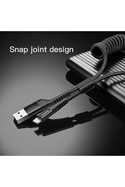 Baseus Cablu USB-C la USB-C, flexibil, 100W, 1m - Fish-Eye - Negru Cluster