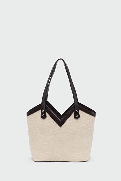 Shule Bags Woen Canvas Shoulder Bag Brown