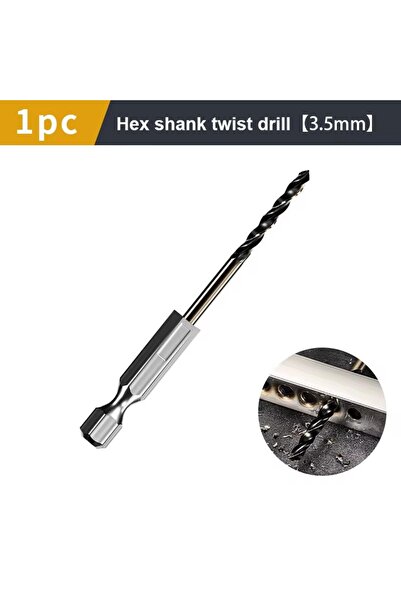 Choice4 3.5mm 1.5-7.5mm Hex Shank Twist Drill Bit Wood Metal Hole Cutter Core...