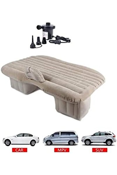 Generic Multi-Purpose Inflatable Car Air Bed for SUV, MPV & Sedan – Portable Travel Mattress with Pump –