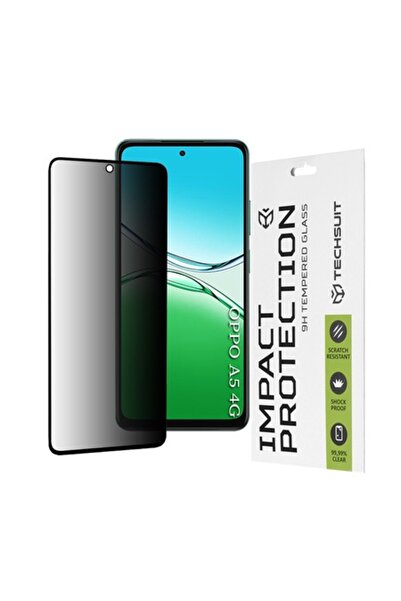 Stef's Cat Protector de ecran pentru Oppo A5 4G, 111D Privacy, Full Glue, Negru